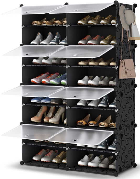 Whitmor 5 Section Closet Organizer - Hanging Shelves with Sturdy Metal Frame